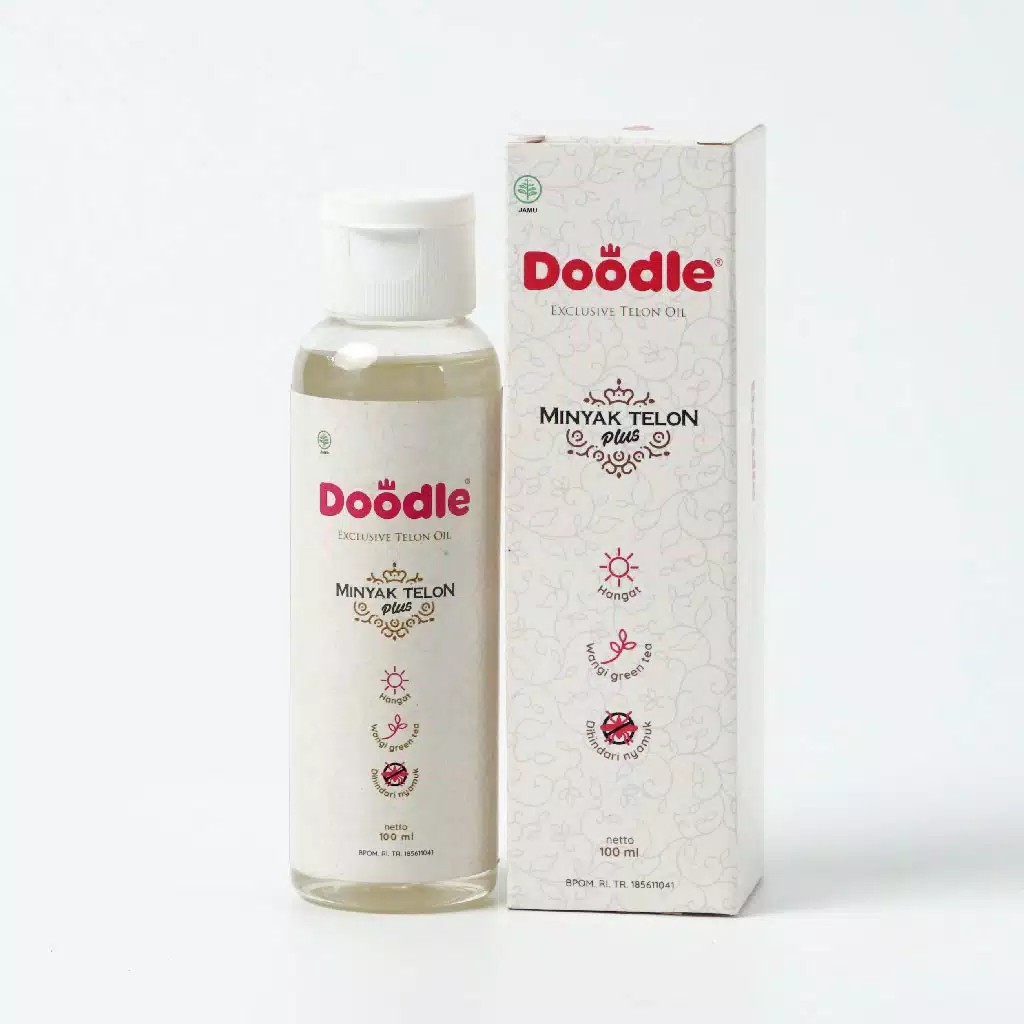 Doodle - Doodle Exclusive Telon Oil Real Size 100ml ( Telon Doodle Wangi Greentea )