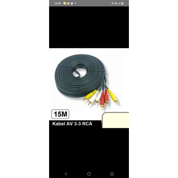 kabel 6 RCA 15 meter/kabel RCA3-3 15 meter/