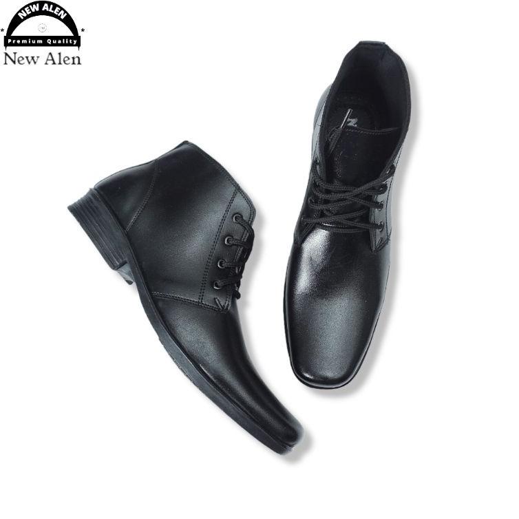 READY Sepatu PDH Pria Kulit Asli Sepatu PDH Polri Satpam  | PDH Tali