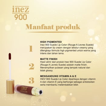 Inez Suede Lip Color 7 gr / Inez 900 Suede Lip Color / Lip Cream