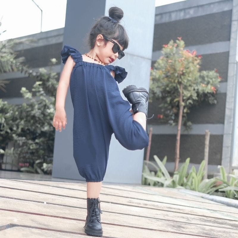 BEFAST - ZTL OOTD Jumpsuit Anak ALIYAH / JUMPSUIT ANAK DIANA / Jumpsuit Anak Perempuan keluaran terbaru / Pakaian Anak-Anak Lucu / Jumpsuit Casual Anak / Fashion Anak Jalan-Jalan / Jumpsuit Tanpa Lengan Polos / Terlaris / Termurah