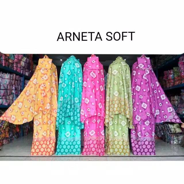 MUKENA DEWASA RANDOM MIX MOTIF RAYON BALI