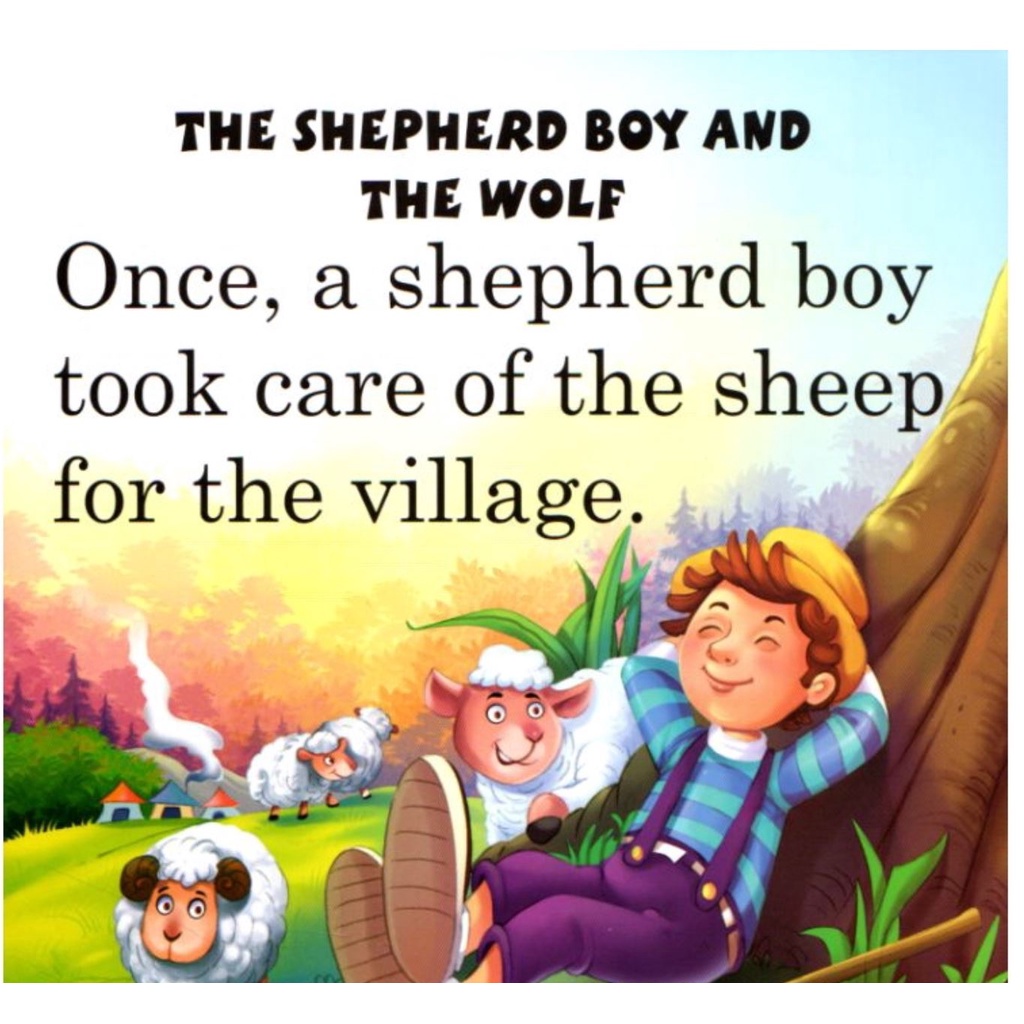 [Mind To Mind] English Story Book - Early Start Preschool Readers Baby Books - The Shepherd Boy And The Wolf