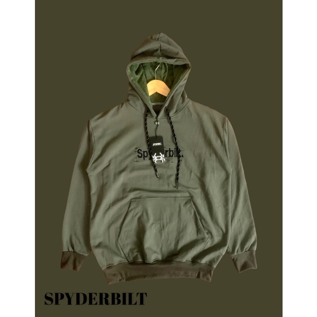 SWEATER HOODIE SPYDERBILT COTTON FLEECE TAIWAN UNISEX PREMIUM