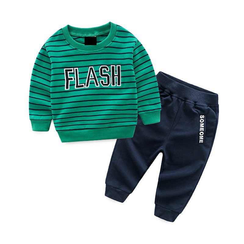 HappyOliver PASSWORD SALUR FLASH Setelan Sweater 1 -10 Tahun Baju Anak BerKualitas