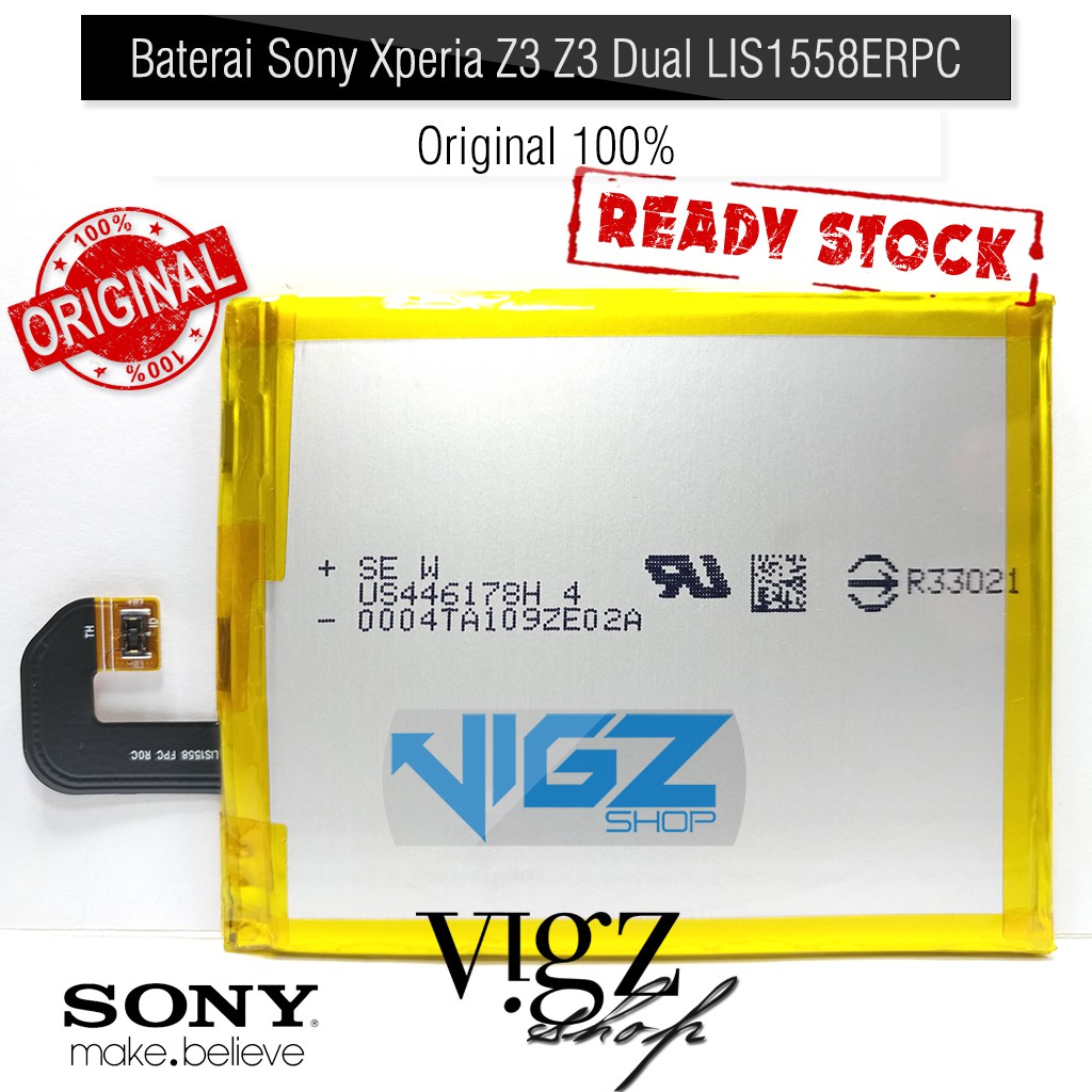 Baterai Sony Xperia Z3 Z3 Dual LIS1558ERPC Original 100%