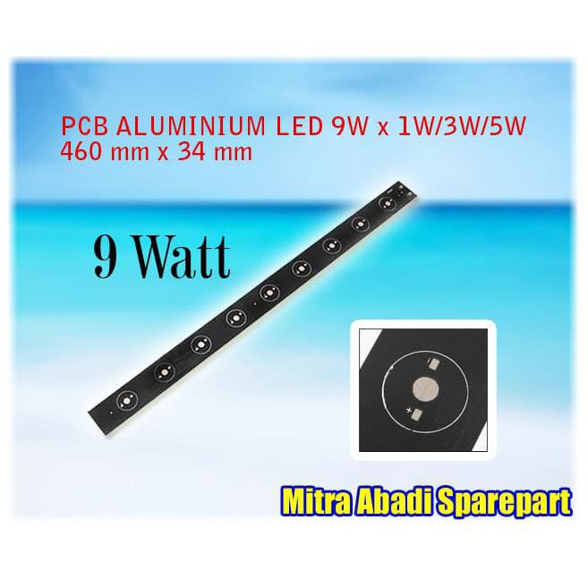 Barang Berkualits Long Pcb Led Aluminium Hpl 9W/9 Watt 34X460Mm Zz1122 Promo