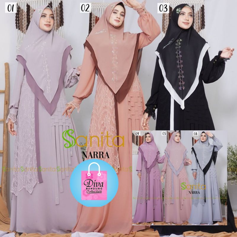 GAMIS SYARI DEWASA NARRA ORI BY SANITA