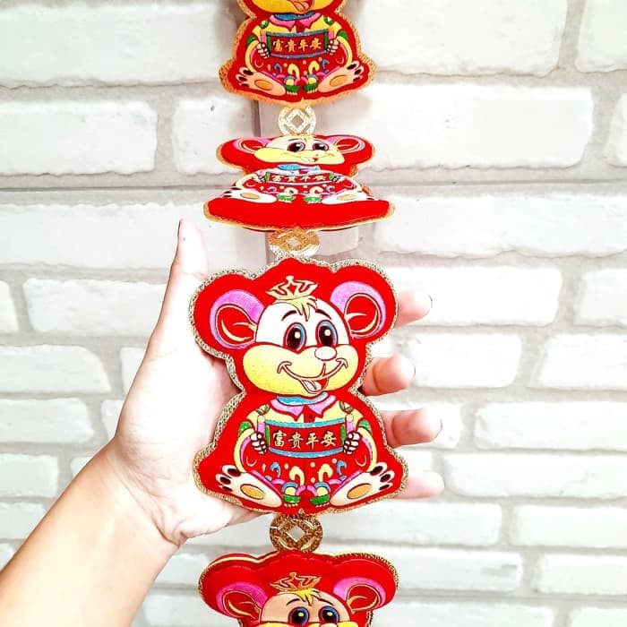 Jual Hiasan Imlek/Angpao Imlek Kotak Kue Lapis Legit Imlek Murah Display