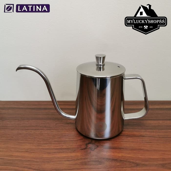 Latina Bango Kettle Coffee Pro V60 90 Derajat - Teko Kopi Leher Angsa