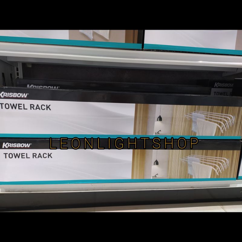 WALL TOWEL RACK KRISBOW 60CM-100CM/ACE GANTUNGAN JEMURAN DINDING/ACE GANTUNGAN HANDUK DINDING TEMPEL