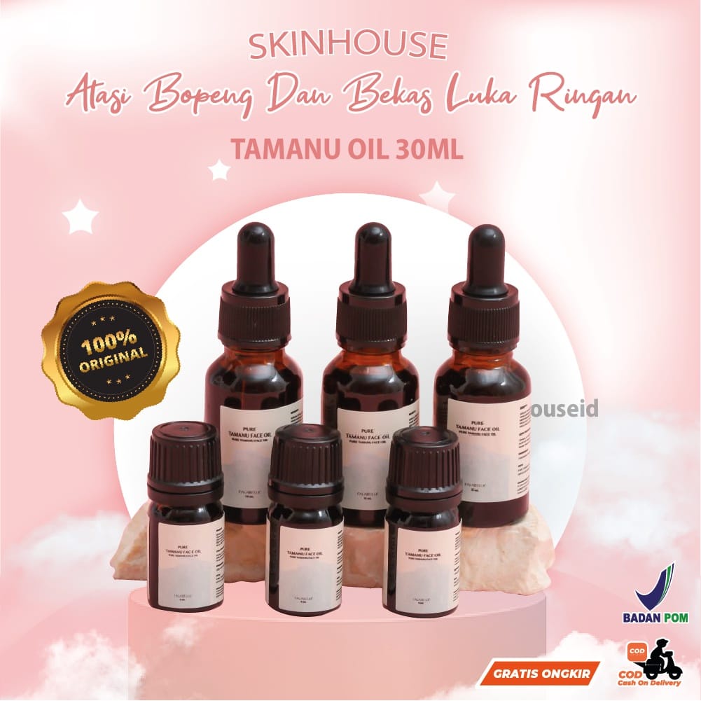 TAMANU OIL BPOM 30ML Oil Bopeng &amp; Bekas Jerawat