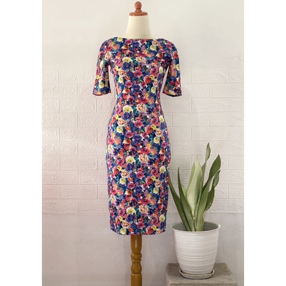 dress ZARA, rok UNIQLO, blouse BATIK KERIS preloved original