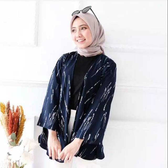 BEFAST - ZFC OOTD Wanita Cardigan YUNIA / CARDI ILALANG | CARDIGAN MILIA / Cardigan Wanita / Outer Kekiniaan Wanita Dewasa / Cardigan Motif / Outer Wanita Hijab / Outfit Casual Terbaru