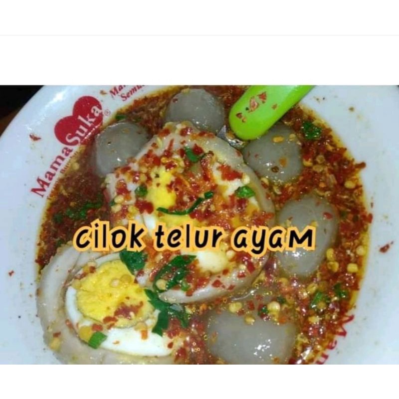 

cilok telur ayam cilok nya saja