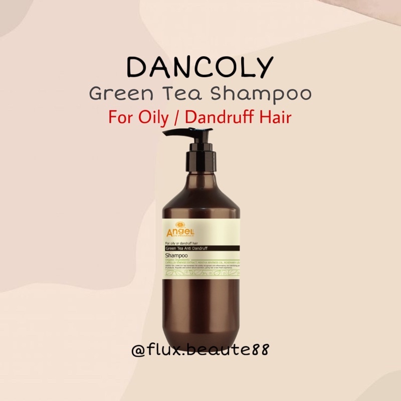 Jual Dancoly Organic Green Tea Shampoo 400ml ( Oily / Dandruff Scalp