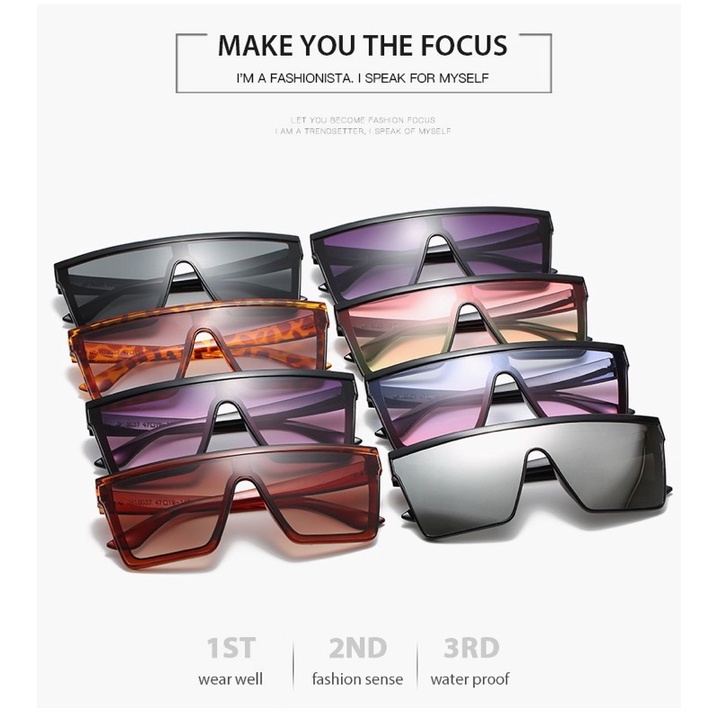 Kacamata【8】ins retro fashion men and women sunglasses