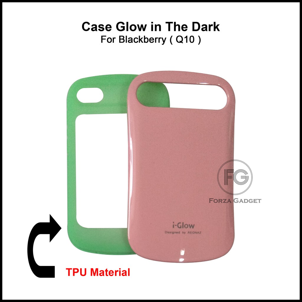 Case i-Glow for Blackberry Q10 (Glow in The Dark)