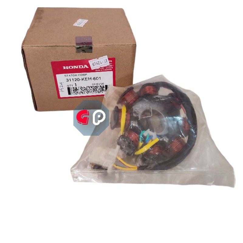 Stator Comp 31120-KEH-601 Spull Spul Spol Pengapian ORI Honda Megapro Primus 2007