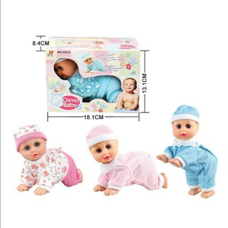  Mainan  Boneka  Baby Clever Bisa Merangkak Dan Dancing 3323 