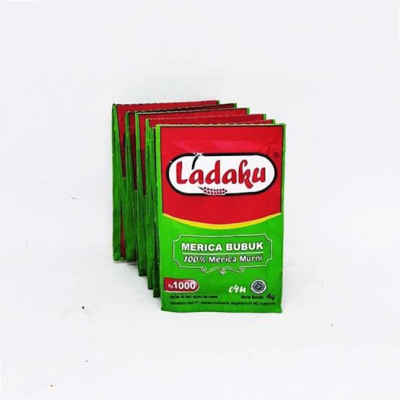 

Ladaku Merica Bubuk 4g 12 sachet/ 1 Renceng