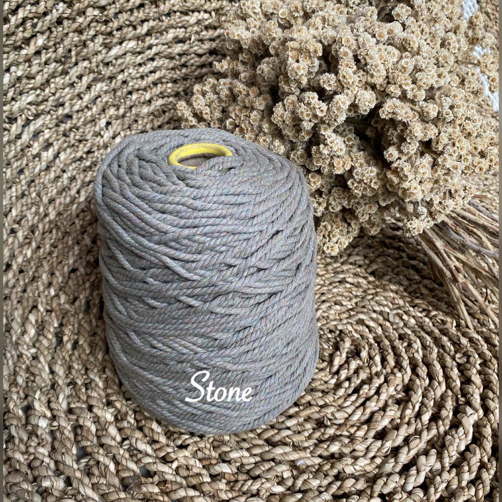 benang macrame cotton rope 1kg warna PART II