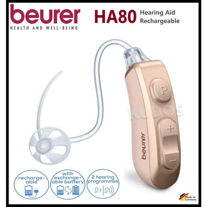 Terbaru!!! Beurer Ha 80 - Alat Bantu Dengar - Hearing Aid Amplifier Rechargeable