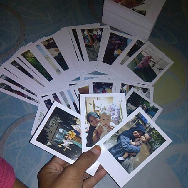 Potong Sendiri ! Cetak Foto Polaroid Uk 6.4 X 9.4 Cm Masih A4 Banyak Bonus Murah Medani