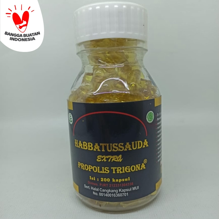 

HABBATUSSAUDA EXTRA PROPOLIS TRIGONA isi 200 kapsul Termurah