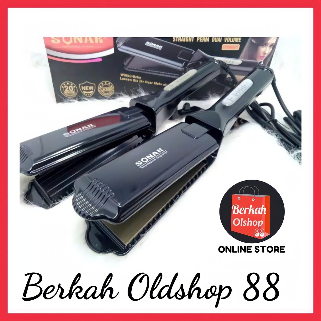 TERLARIS !!! Catokan Lurus Dan Gerigi Sonar SN 8098 , Catokan Genteng , Catokan Salon, catok curly