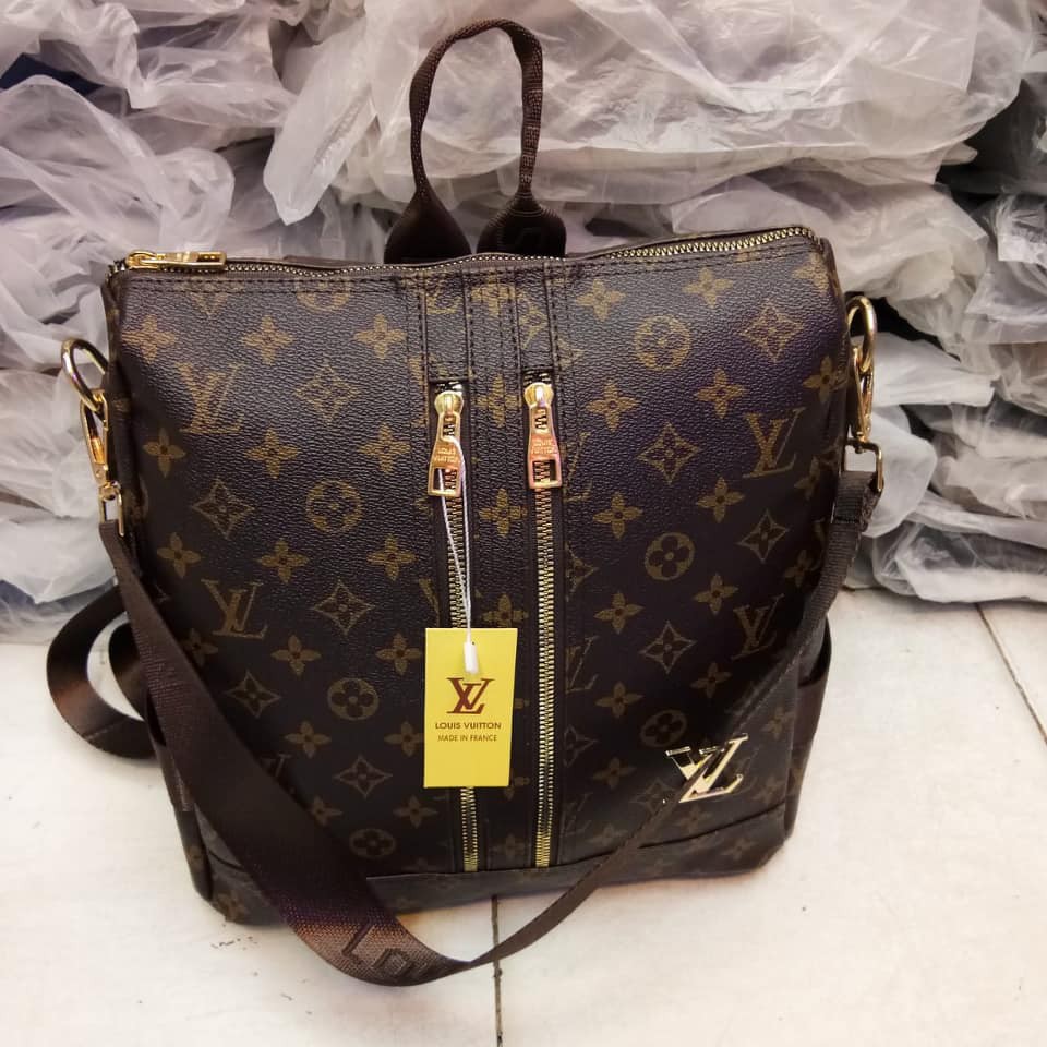 tas ransel Lv wanita full embos merk