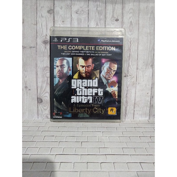 BD CD KASET ORIGINAL PS3 Gta 4 IV and Episode From Liberty City Usa Bahasa Inggris Lengkap manual bo