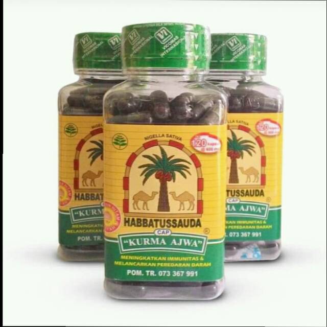 

Ada di toko ummu- Habbatusauda Nigella sativa cap Kurma ajwa 120 kp