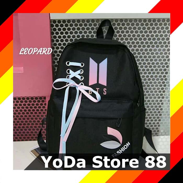 Tas BTS - Backpack BTS - Tas Sekolah - Tas Ransel Korea BTS - Tas Sekolah - Tas K-POP - Tas Cewe