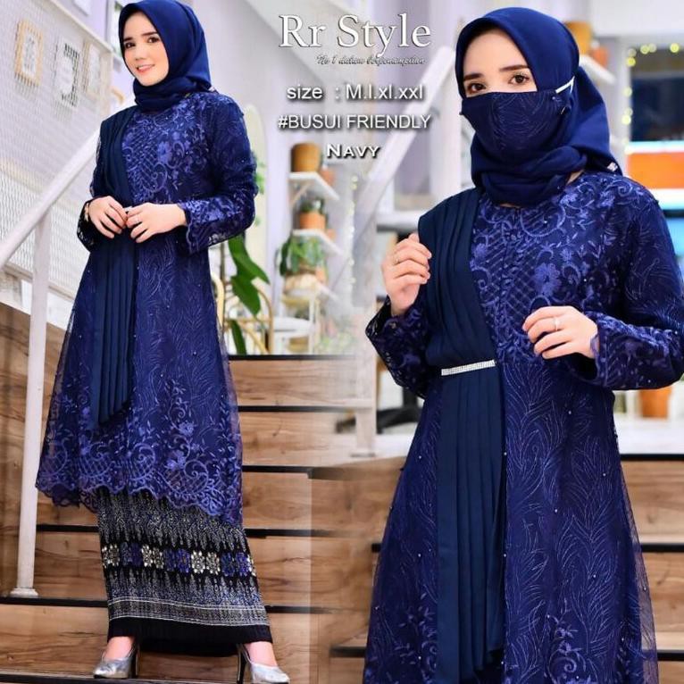 ➶ () SETELAN TUNIK TULLE SELENDANG / TUNIK TULLE SELENDANG / TUNIK TULLE / TUNIK KEBAYA PESTA / ♕