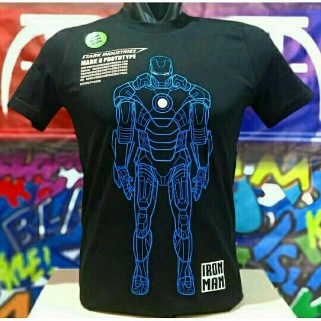 Kaos Superhero Iron Man dan Dulur
