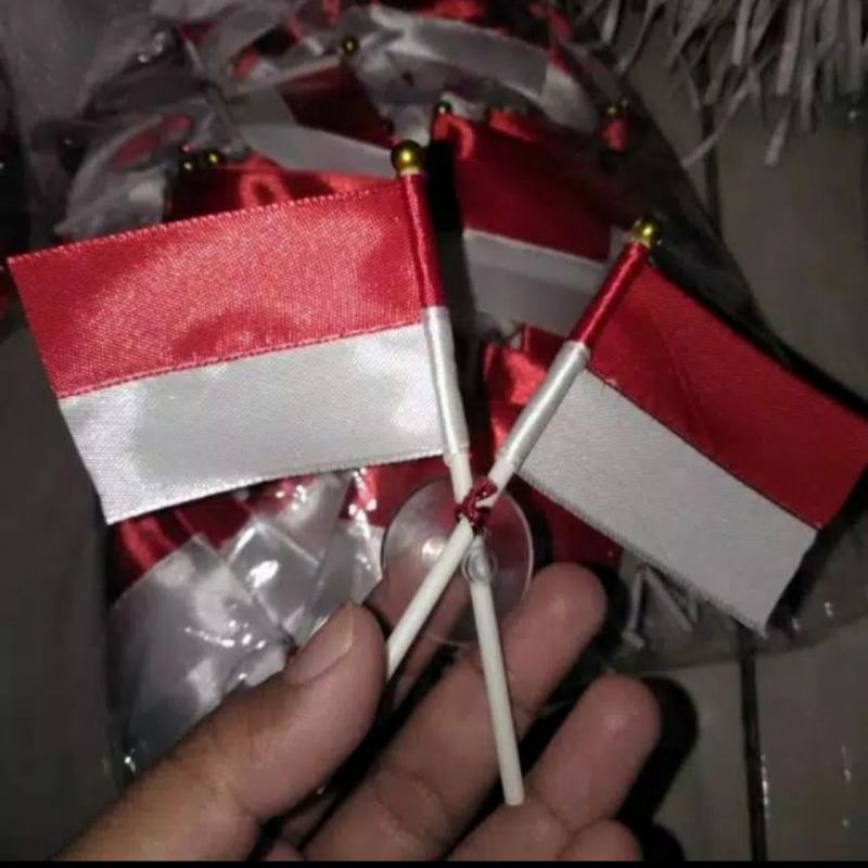 Bendera merah putih mini motor dan mobil