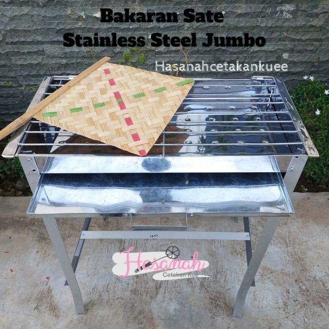 Bakaran Arang Sate / Panggangan Arang Stainless Ikan Bakar Jumbo