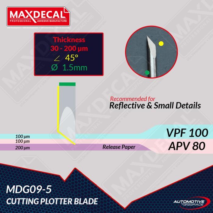 

Mata Pisau MAXDECAL Japan Steel Mesin Kating GRAPHTEC MDG CB09U Box