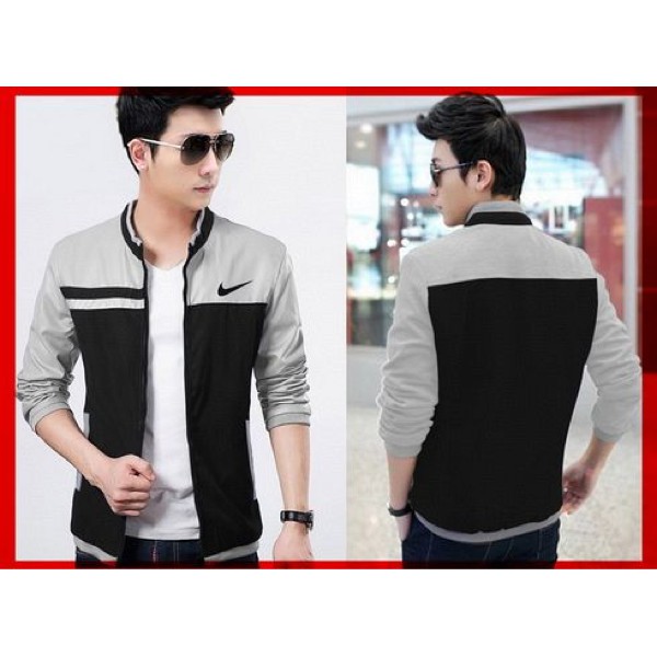 Atasan wanita  Pakaian Pria Jaket Nike Hitam