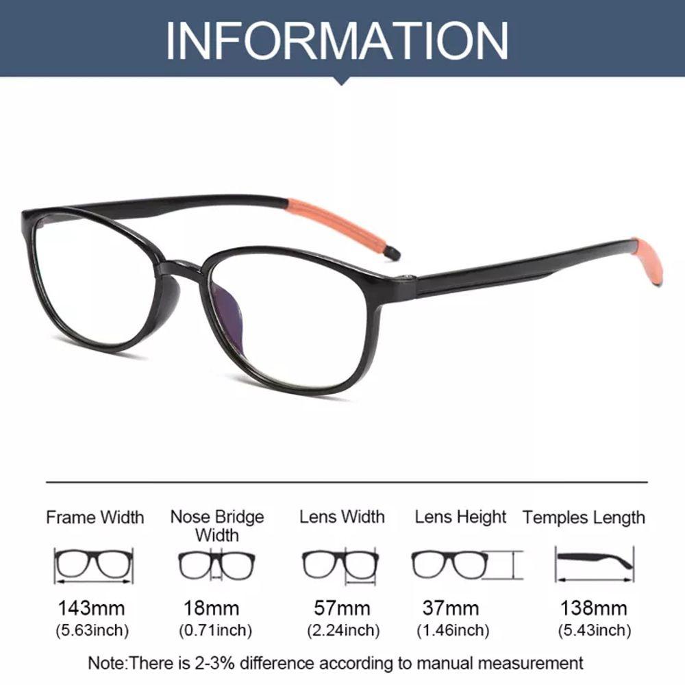 Mxbeauty Kacamata Baca Travel Outdoor Ultralight Presbyopic Baca Pembesar Putaran Hyperopia Eyewear