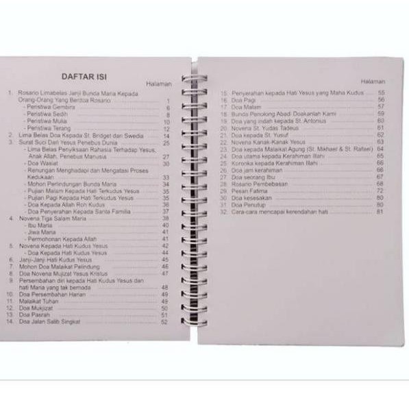 Lagi Murah Buku kumpulan doa Katolik - Novena - Rosario