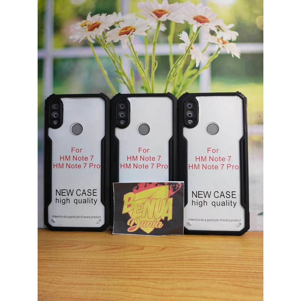 CASE XIAOMI REDMI NOTE 7 - CASE SHOCKPROOF PLUS PELINDUNG KAMERA REDMI NOTE 7 - BD