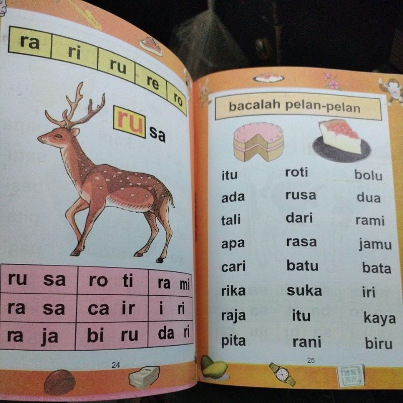 buku belajar membaca 1b 32 halaman (19x27cm)