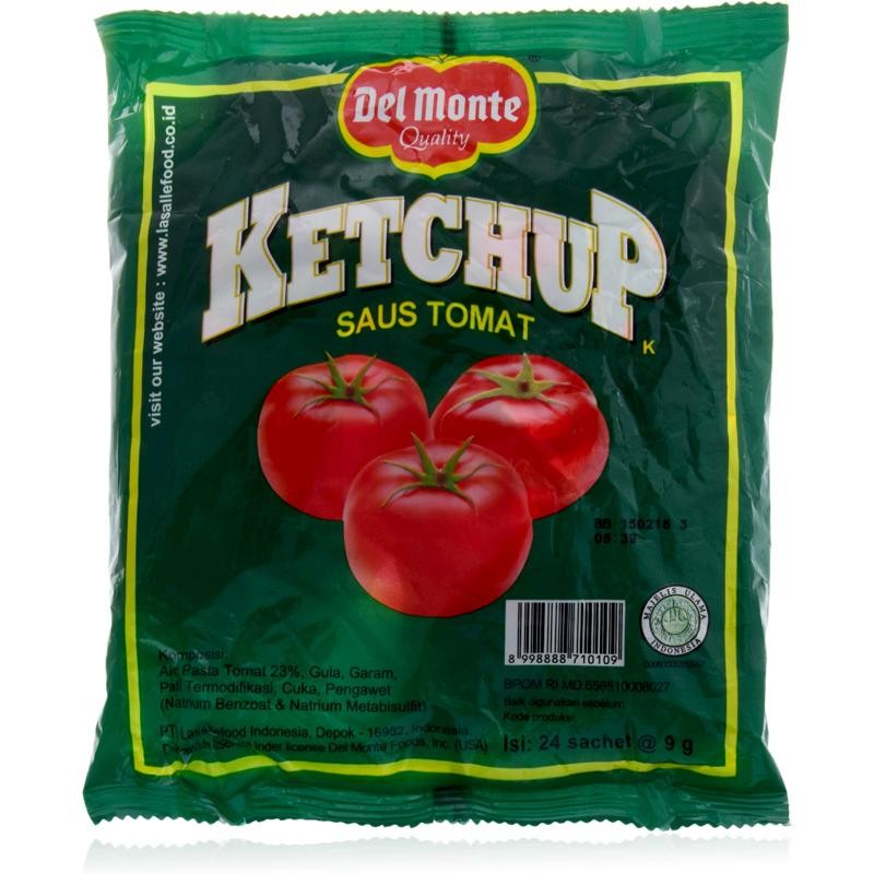 

Del Monte Ketchup Saus Tomat Bag 24 x 8 g