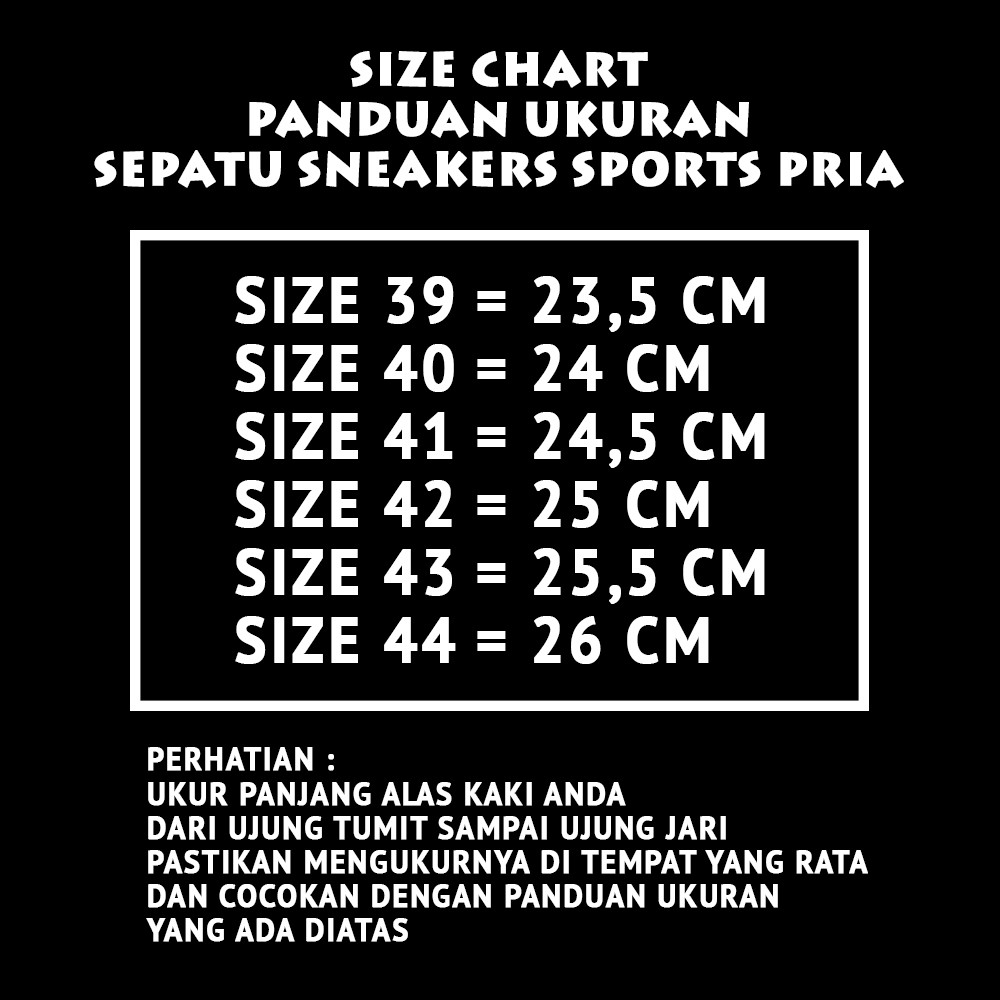Kaizen Sepatu Sneakers Sports Casual Import Pria 18-3 Size 39-44