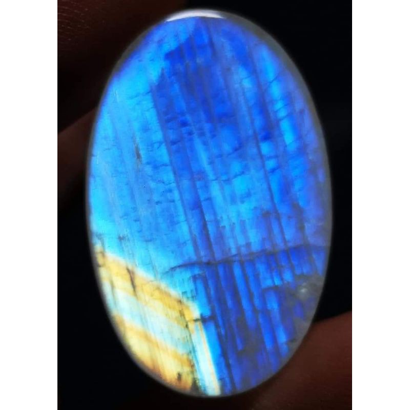 BATU BIDURI BLUE MOONSTONE CEYLON GARANSI BATU