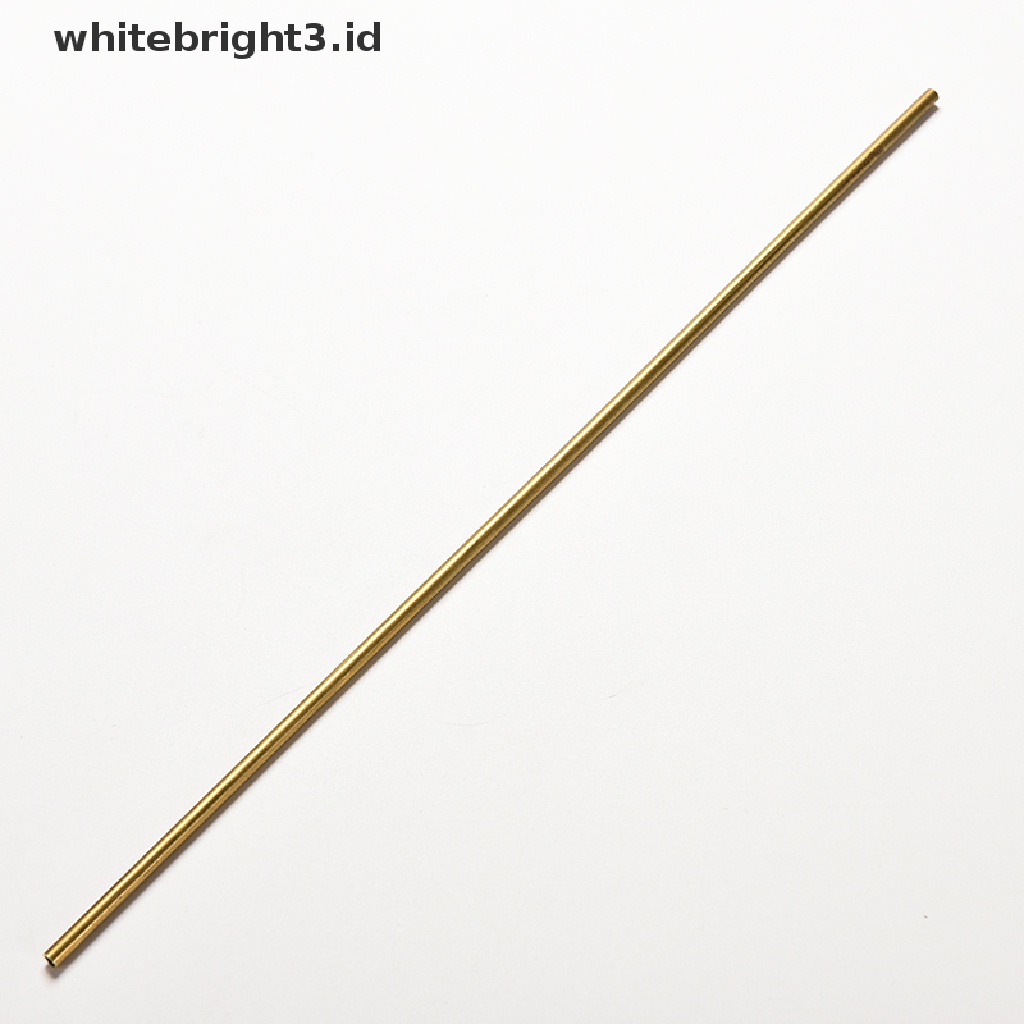 (whitebright3.id) Tabung Pipa Kuningan Bulat 2mm 3mm 4mm 5mm Panjang 300mm Dinding 0.5mm