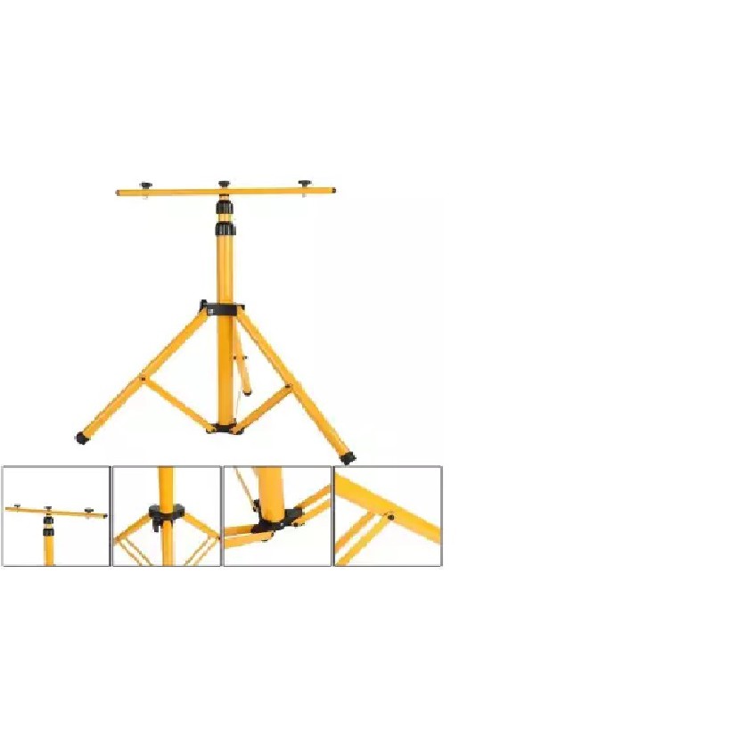 TRIPOD / STAND LAMPU SOROT 2 MATA KUNING