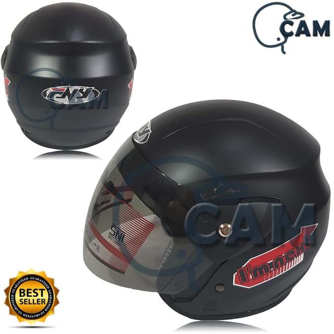 Ready Stok Helm SNI FNY Evo black doff bukan gm bxp fny ink kyt nhk MURAH